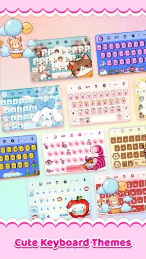 Cute Keyboard: Clavier Emoji screenshot