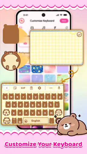 Cute Keyboard: Clavier Emoji screenshot