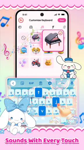 Cute Keyboard: Clavier Emoji screenshot