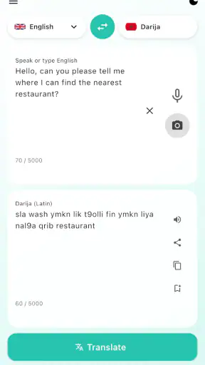 Darija Translator & Learn screenshot