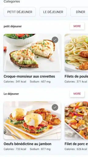 DASH: Recettes & Repas Santé screenshot