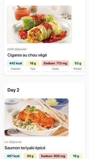 DASH: Recettes & Repas Santé screenshot