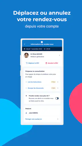 Doctolib - Compagnon de santé screenshot