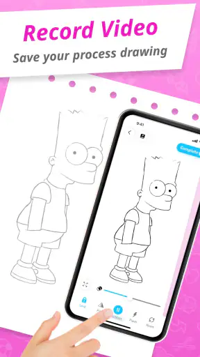 Draw Cartoon - AR Sketch App screenshot