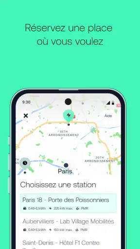 Electra - Bornes de recharge screenshot