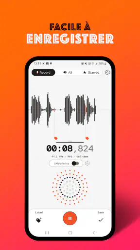 Enregistreur vocal screenshot