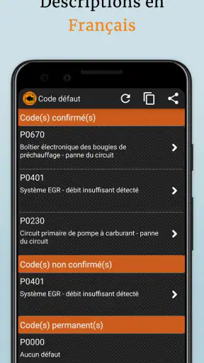 OBD2 Car Scanner - EOBD Facile screenshot
