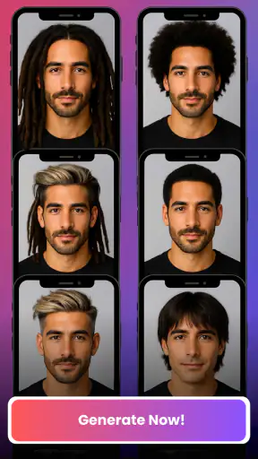 Essayez coupes de cheveux  IA screenshot