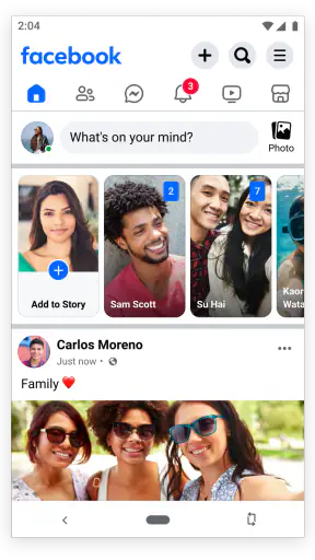 Facebook Lite screenshot