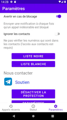 Callfilter.app screenshot