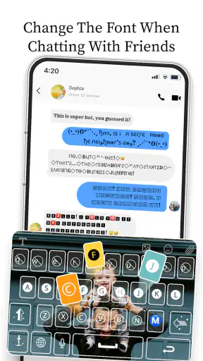 Fonts+ Clavier de polices screenshot