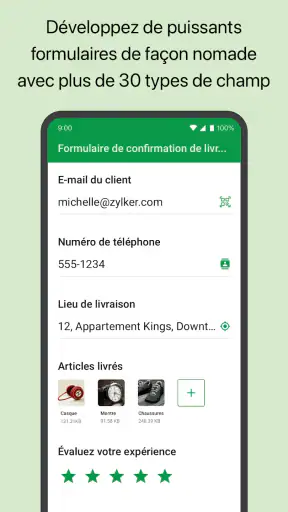 Formulaires Mobiles Zoho Forms screenshot