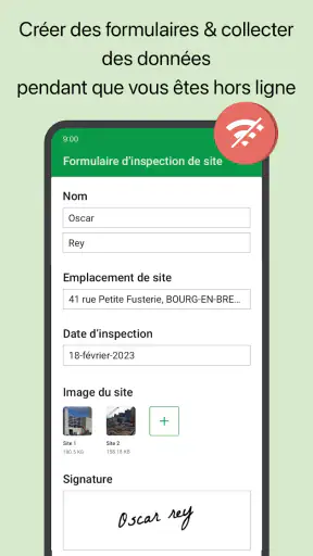 Formulaires Mobiles Zoho Forms screenshot