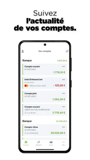 Fortuneo Banque & Bourse screenshot