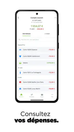Fortuneo Banque & Bourse screenshot