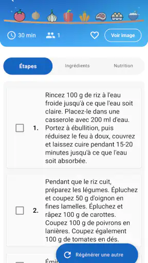 FridgeSpark – Recette unique screenshot