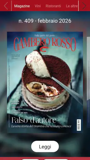 GAMBERO ROSSO MAGAZINE screenshot