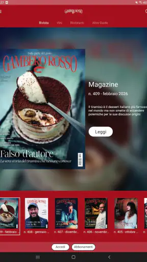GAMBERO ROSSO MAGAZINE screenshot