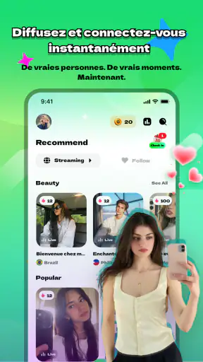 Gela : Vivez un moment global screenshot