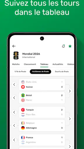 GoalAlert Foot 2026 Résultats screenshot