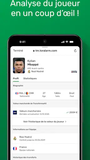 GoalAlert Foot 2026 Résultats screenshot
