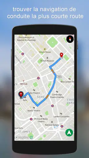 GPS satellite terre Carte screenshot