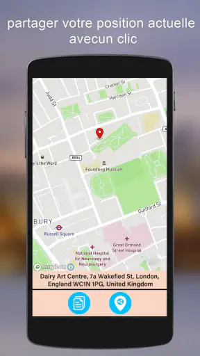 GPS satellite terre Carte screenshot