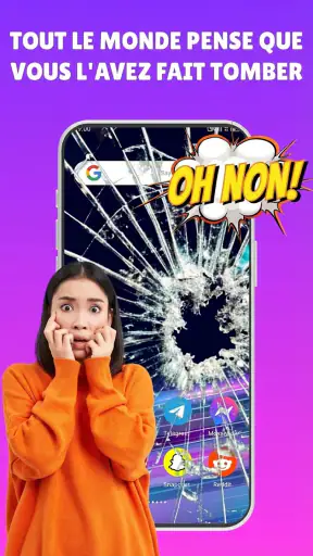 Haha Broken - Écran Cassé screenshot