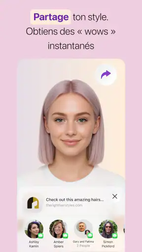 HairHunt : Coiffures IA screenshot