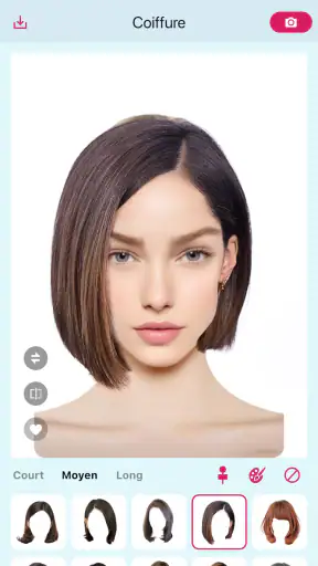 Hairstyle Try On - Coiffure IA screenshot