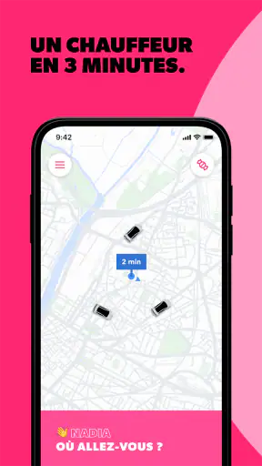Heetch - Commandez un VTC 24/7 screenshot