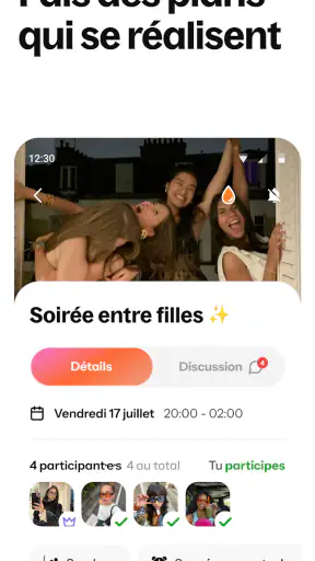 Howbout : calendrier partagé screenshot