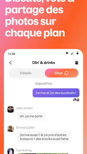 Howbout : calendrier partagé screenshot