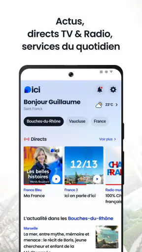 ICI : info, radio, TV, podcast screenshot