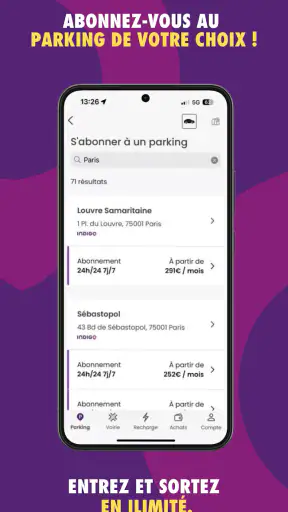 INDIGO Neo Stationnement Ville screenshot