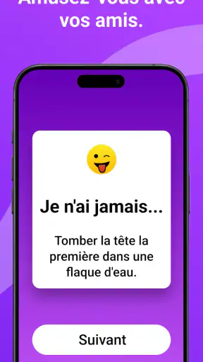 Je n'ai Jamais - Jeu Couple screenshot