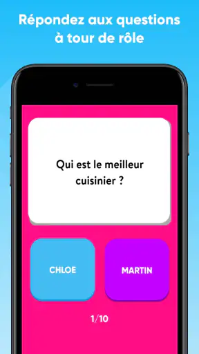 Jeu de quiz de couple screenshot