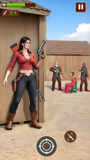 Jeu de tir et d survie western screenshot