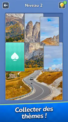 Jigsawcard Solitaire Puzzle screenshot