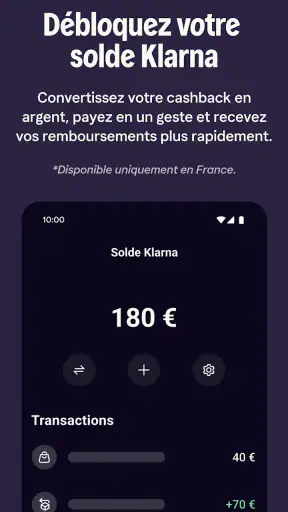 Klarna : gérez votre argent screenshot