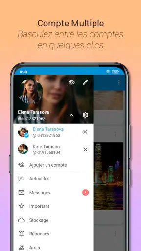 Kontakt: VKontakte, VK, ВК app screenshot