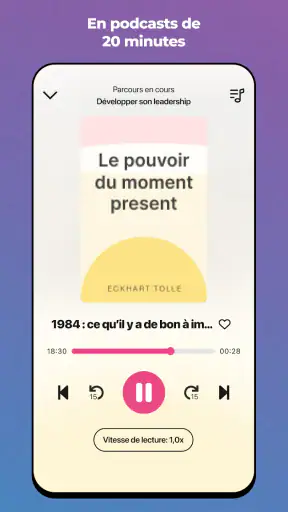 Koober : podcasts de livres screenshot