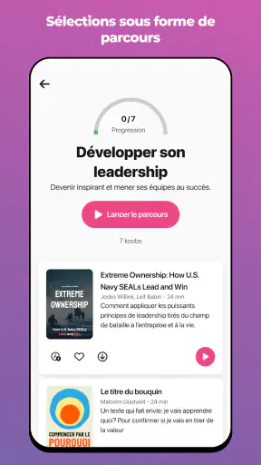 Koober : podcasts de livres screenshot
