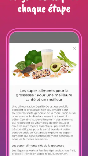 L'alimentation Grossesse screenshot