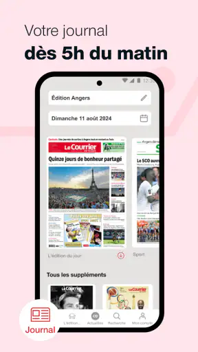 Le Courrier de l'Ouest Journal screenshot