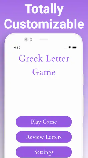 Learn Greek Alphabet App screenshot