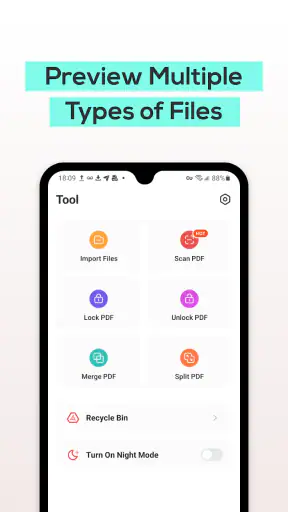 Lecteur de fichiers PDF screenshot