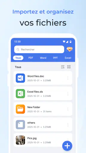 Lecteur et éditeur PDF screenshot