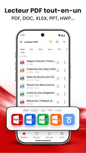 Lecteur PDF - PDF, DOC, XLSX screenshot