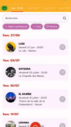 Les Escales 2026 screenshot